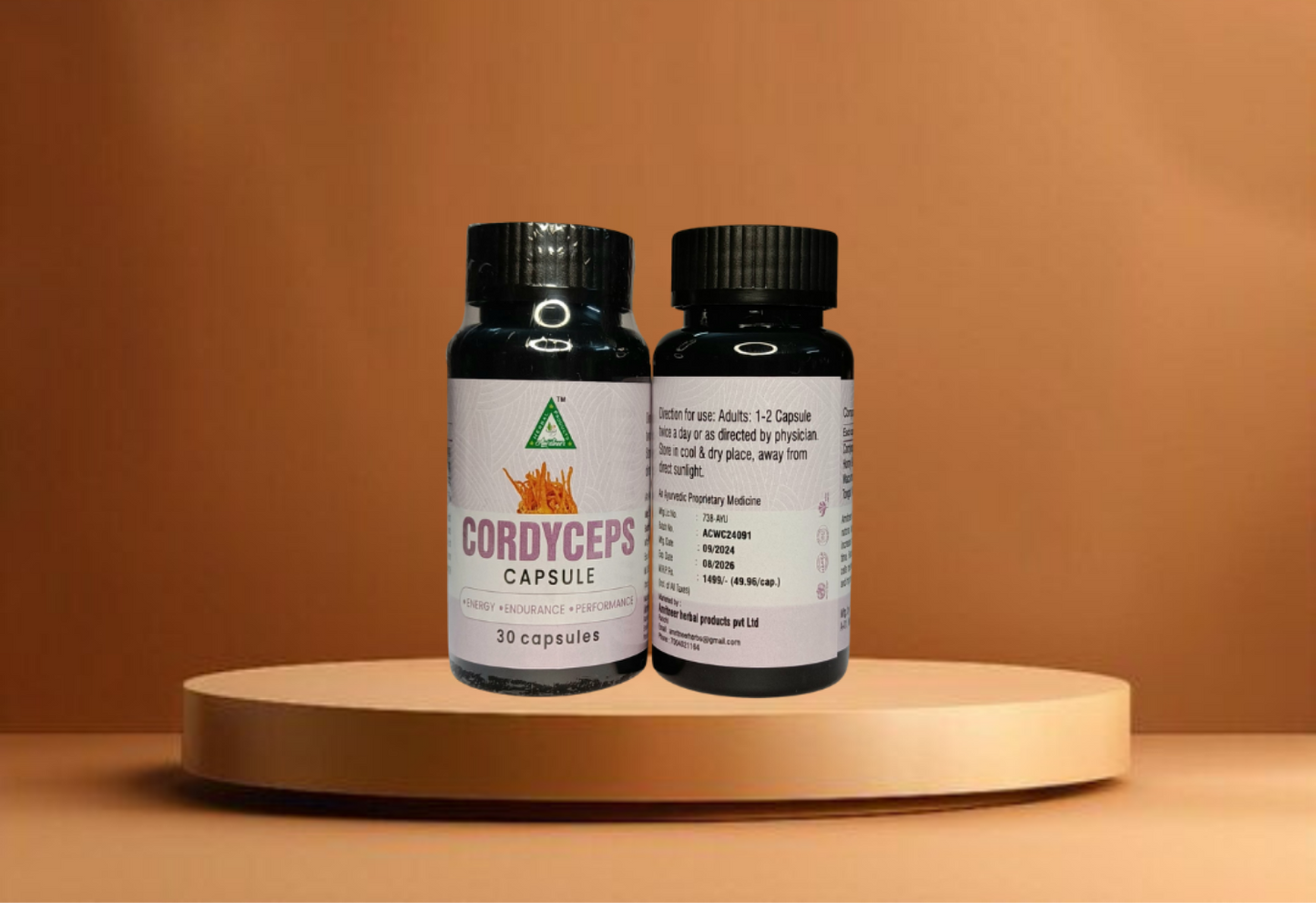 Cordyceps Capsules 500 mg (for females)